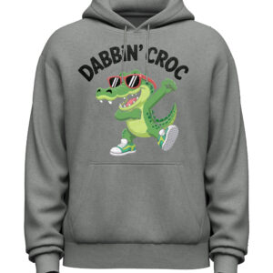 Dabbin Croc Grey Hoodie